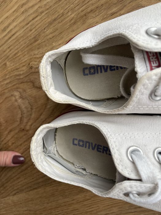 Trampki buty damskie conversy 39 biale