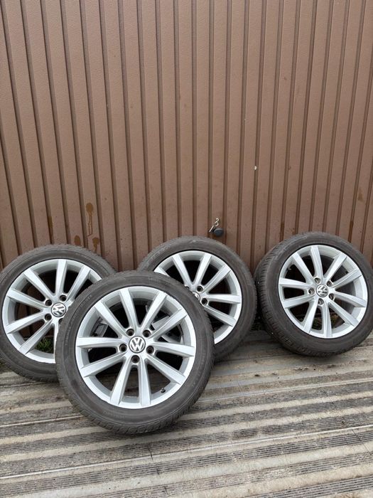 VW Passat B7 oryginalne felgi 17” cali 7.5J ET47 + Opony 235/45 R17