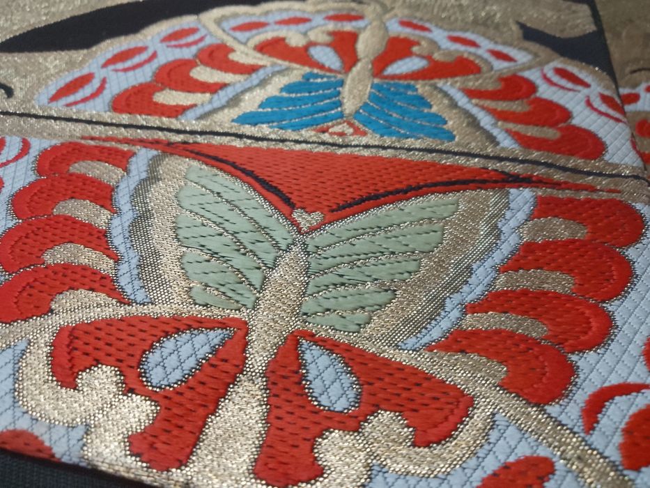 Pas fukuro obi, oryginalny japoński pas do kimono