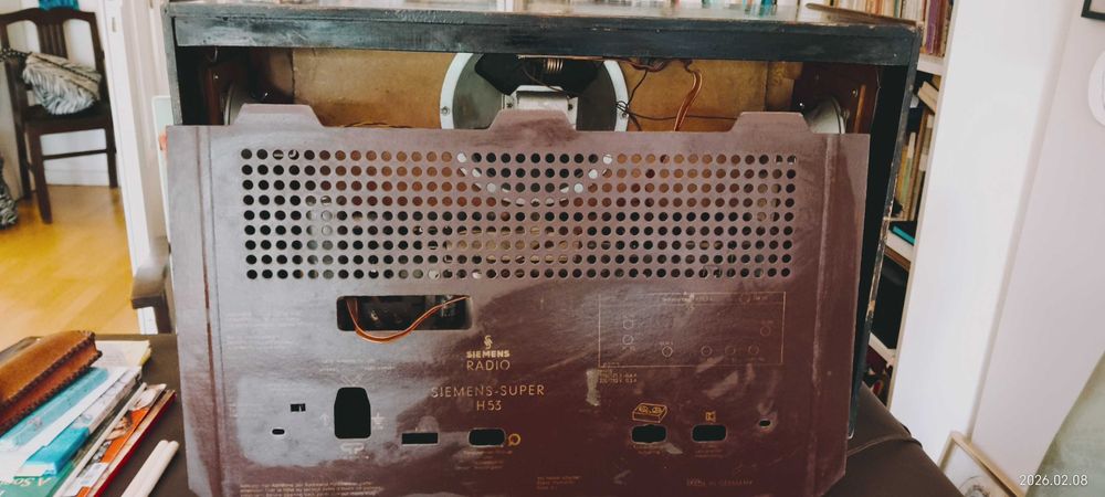 Radio siemens superH53 de 1955