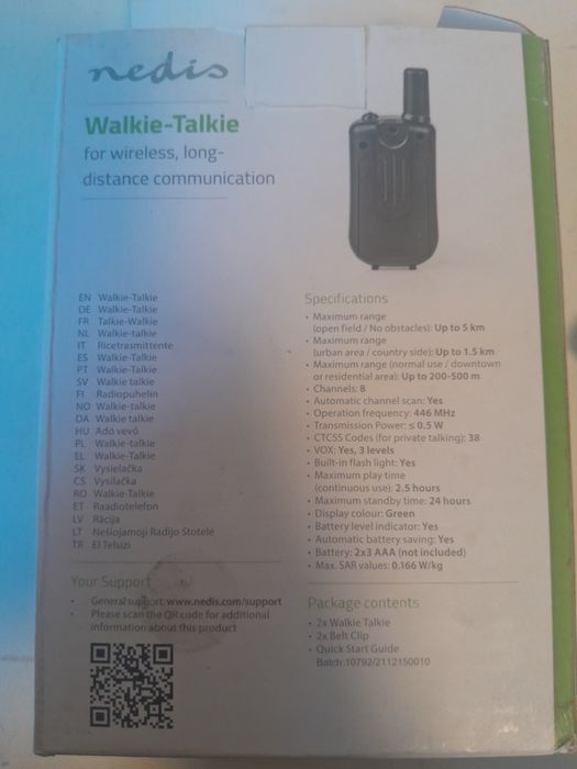 Walkie-talkie nedis