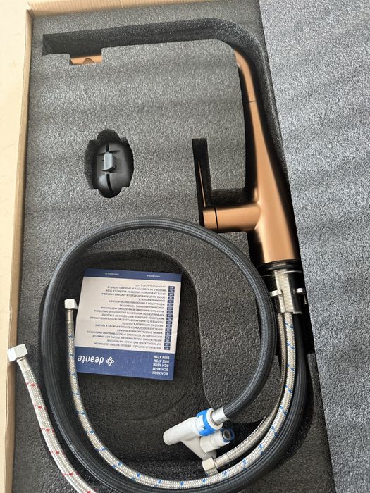 Bateria kuchenna Deante Eridan BRE_C75M brąz szczotkowany