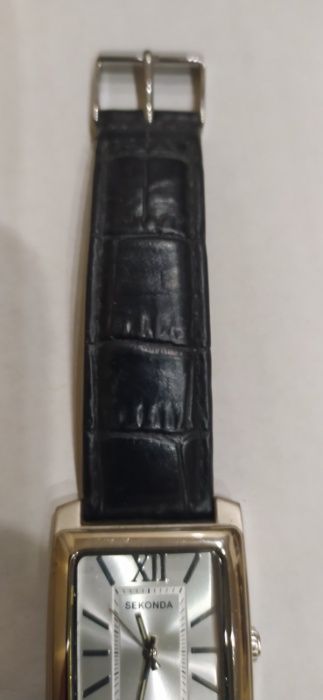 Sekonda nk3801 классические часы кожа мех. japan miyota