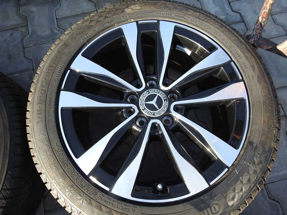 4x Alufelgi 17'' 5x112 et 49,5 8J Mercedes W206  j.nowe 22rok + TPMS