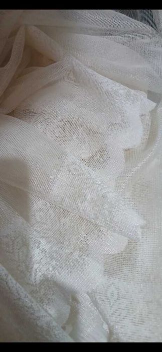 Шикарнейший ОТРЕЗ тюли ЖАККАКРД 5м