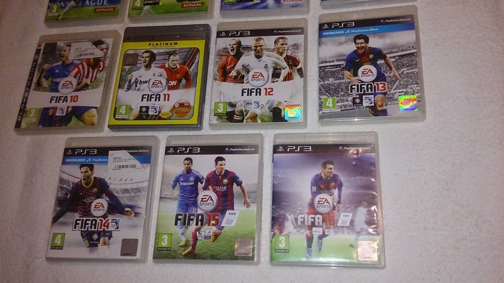pes e fifa - jogo ps3 (jogo playstation 3) futebol vários