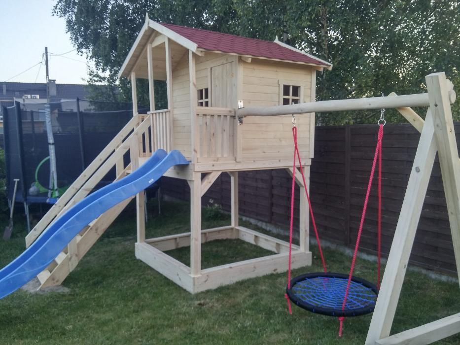* Plac zabaw Wojtek * domek dla dzieci huśtawki ogrodowe