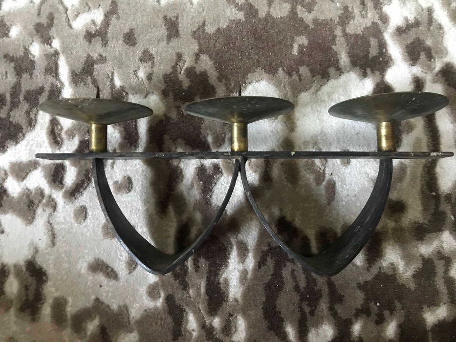 Підсвічник металевий верх латунь