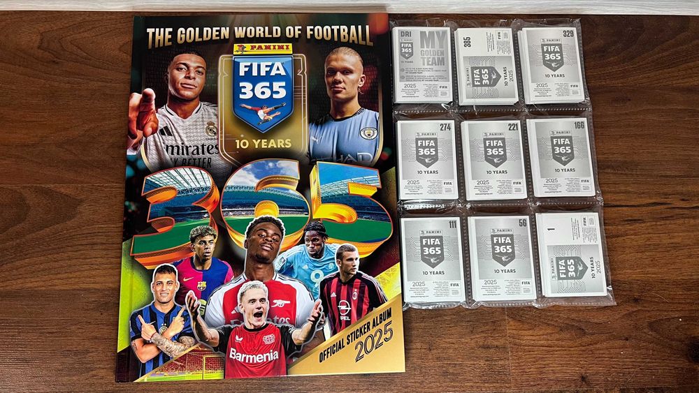 Стікери Panini FIFA 365 2025 / 2024 / 2023/ 2020/ 2019/ 2018/2017/2016