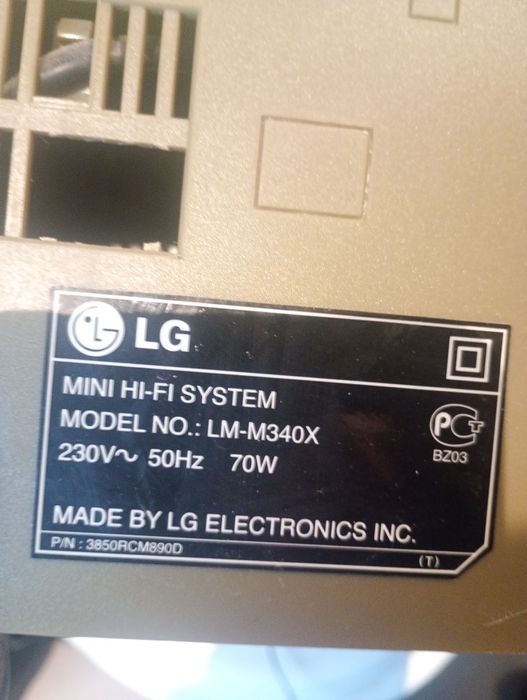 музыкальный центр LG Mini Hi-Fi System LM-M340X