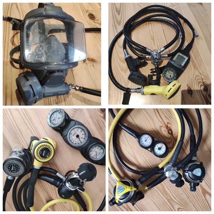Регуляторы для дайвинга Apex, Aqualung, Scubapro, Oceanic, Poseidon
