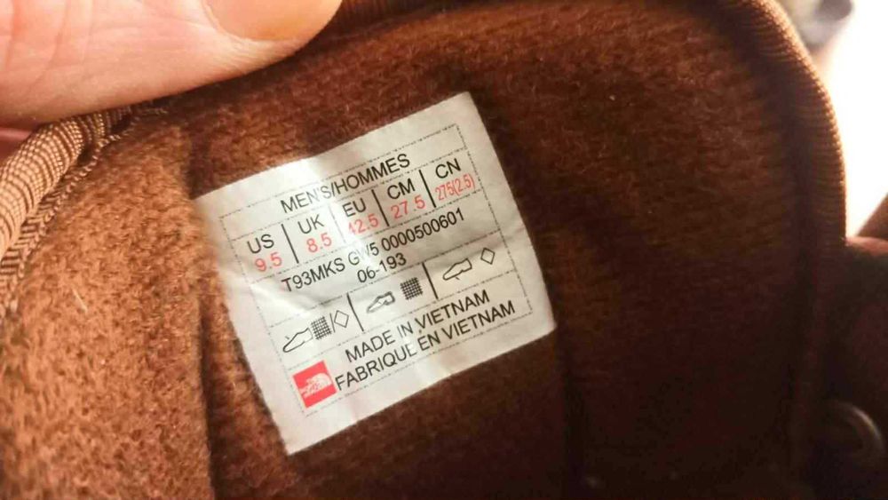 Buty zimowe śniegowce The North Face 42,5, wkładka 27 cm