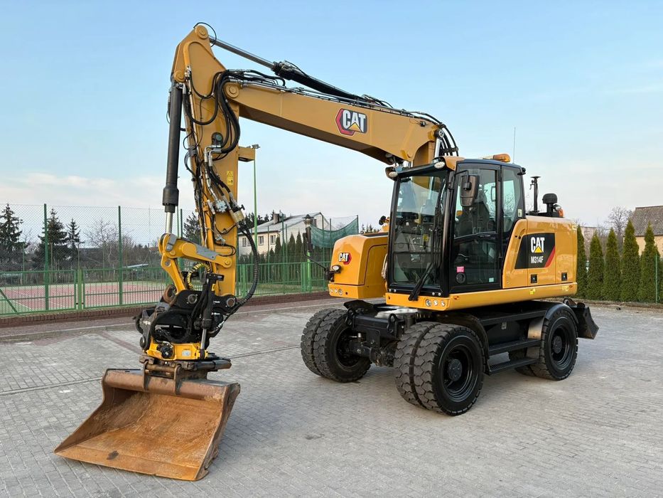 Caterpillar M 314F ROTOTILT ENGCON SZCZYPCE SYSTEM 3D TOPCON  7146 MTH, skręt kół w joysticach, system 3D TOPCON