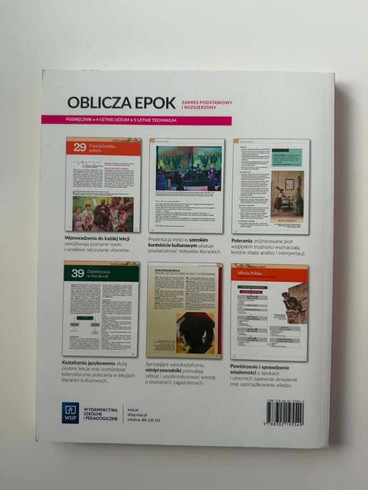 Język Polski oblicza epok 3.1