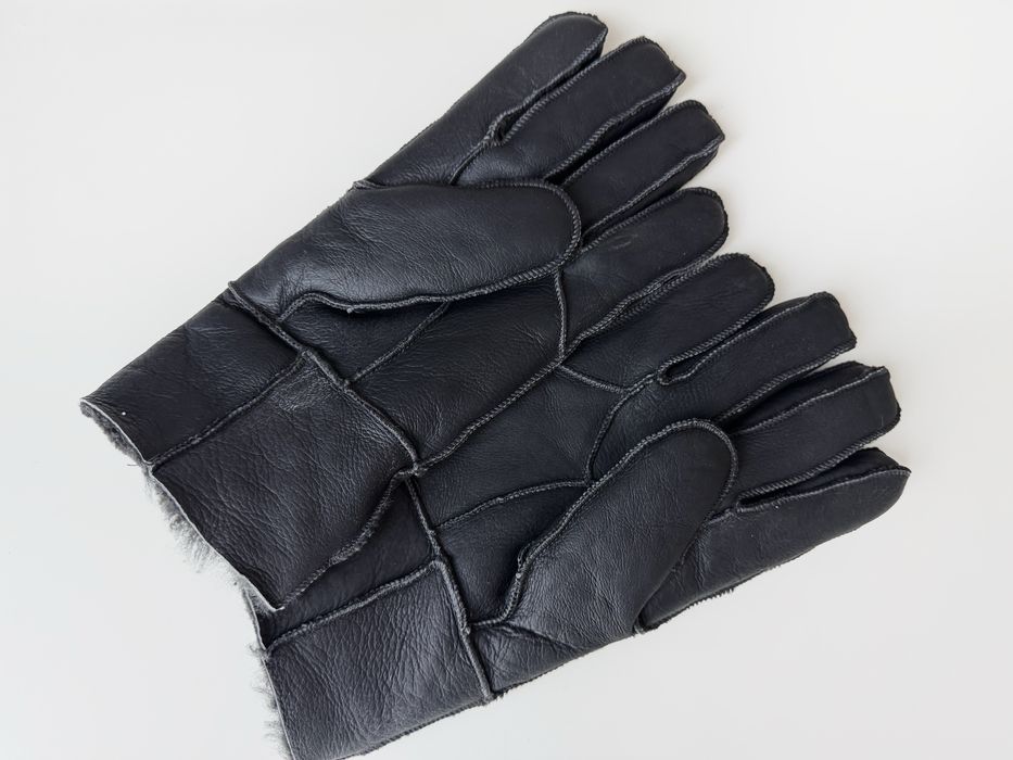 Рукавиці, перчатки  зимові, шкіряні овчина   L 10 , M 9, чоловічі нові