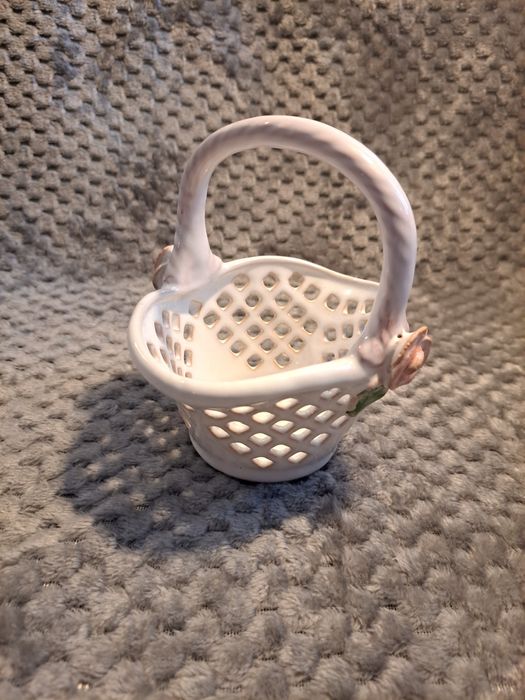 Ceramiczny koszyczek koszyk ozdoba