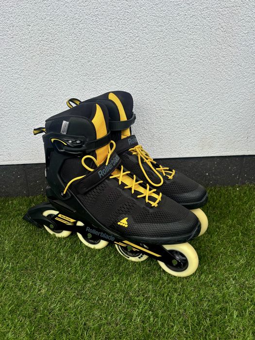 Rolki Rollerblade | Czarno-żółte | Świetny stan | Rozmiar 47,5