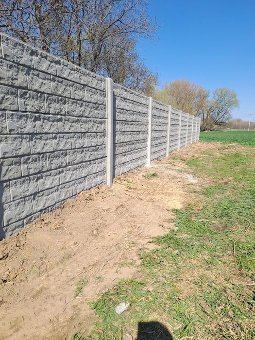 Ogrodzenia betonowe Płyty słupki