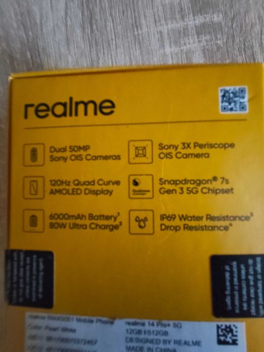 Realme 14 Pro plus 5G perłowy
