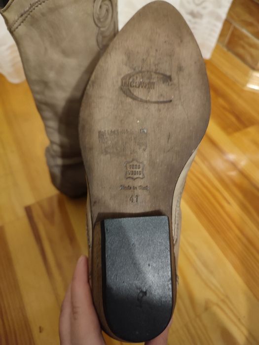 Чоботи козаки вінтажні Cavalli original Сапоги