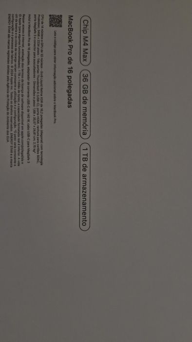 Macbook pro 16 m4 max 36gb 1tb ssd