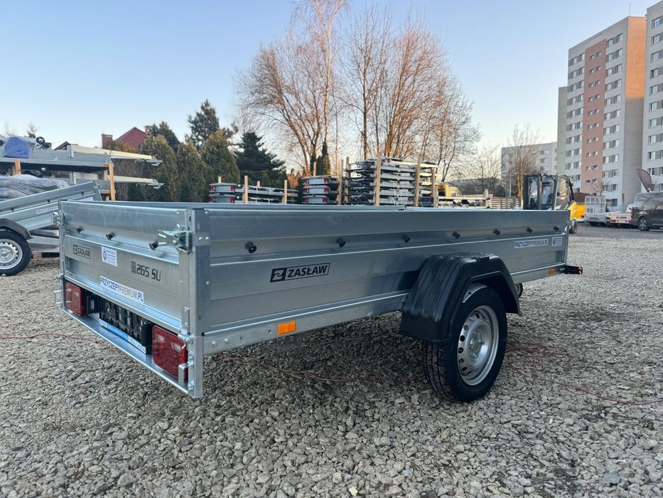 Zaslaw 265Su Przyczepa Nowa Zasław 265X132x35  Przyczepa Nowa
