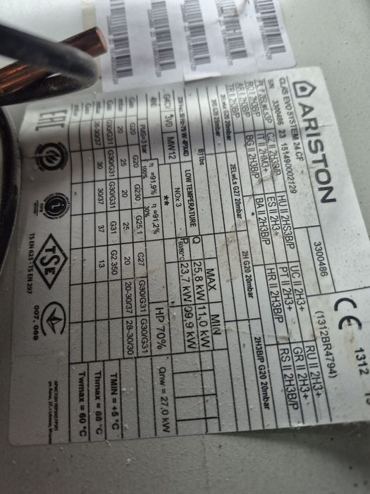Piec Kocioł gazowy ARISON CLAS EVO SYSTEM 24