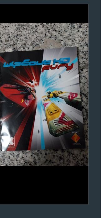 Manual jogo Ps3 Wipeout HD Fury