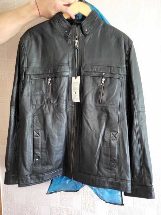 Нова Куртка Шкіряна Чоловіча