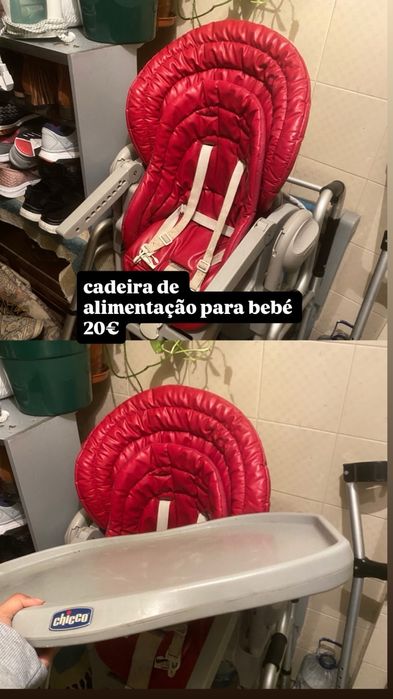 Cadeira de alimentacao para bebe
