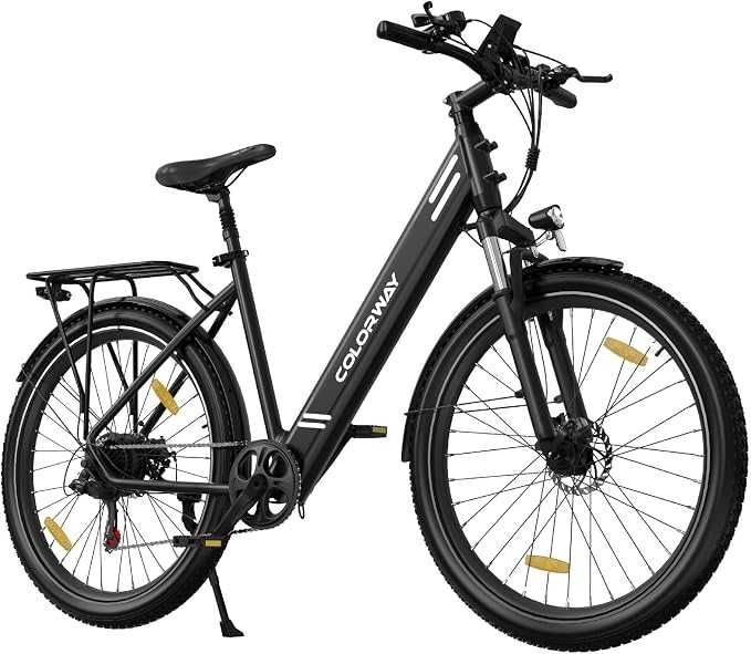 Rower Elektryczny COLORWAY, 27,5''×2,8'' E-Bike, 7 Biegów z Bezszczotkowym Silnikiem 250 W