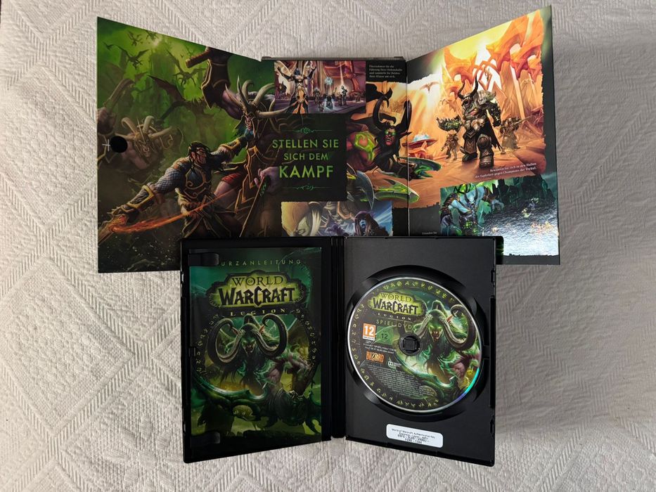 Lote Colecionador World of Warcraft - Inclui Jogo Original SELADO (IGAC 2009)