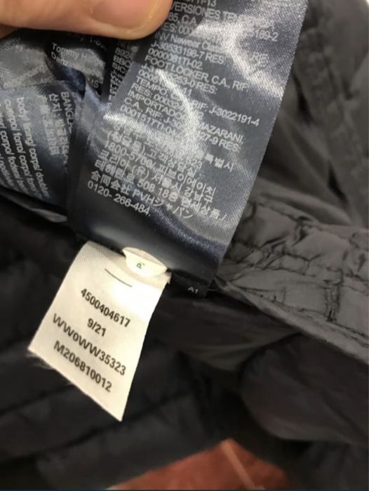 Tommy Hilfiger ультра лёгкая куртка. Пуховик. L. xl.