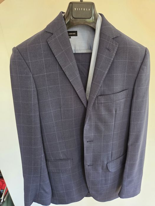 Wełniany garnitur vistula + koszula GRATIS
