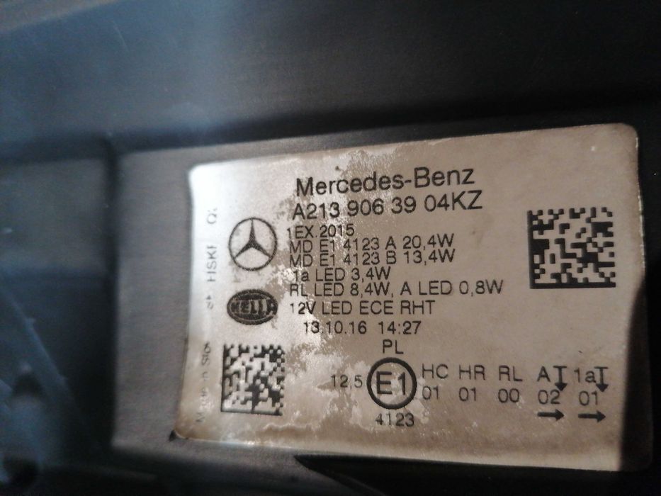 Farol Mercedes classe E w213 w238 ótica óptica Led high performance