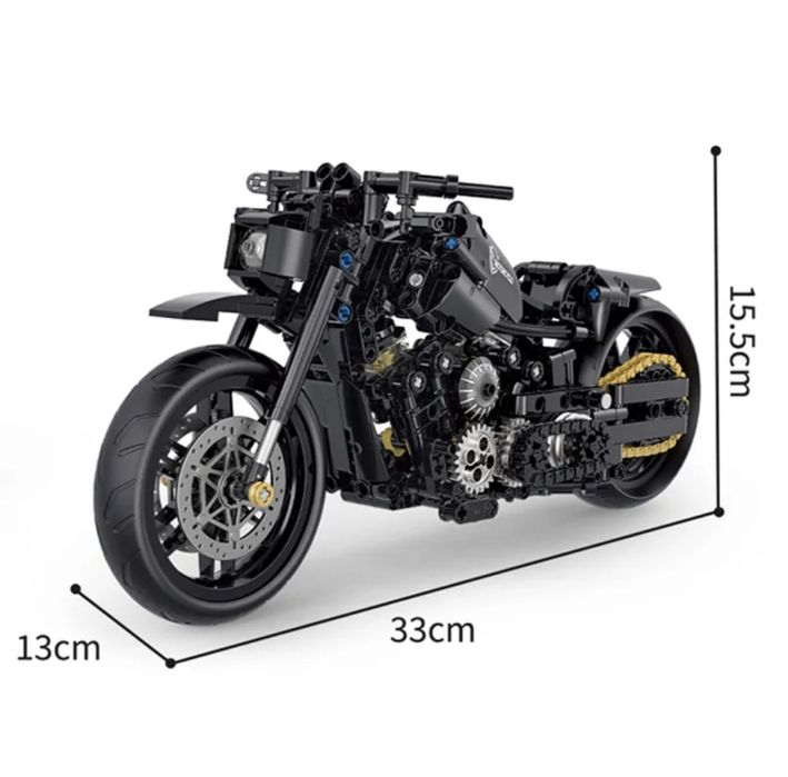 Конструктор мотоцикл 586 шт ретро байк Lego