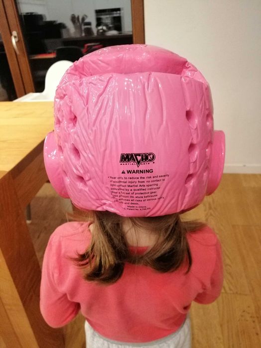 Macho Dyna Headgear kask taekwondo sporty walki dziecięcy oryginał