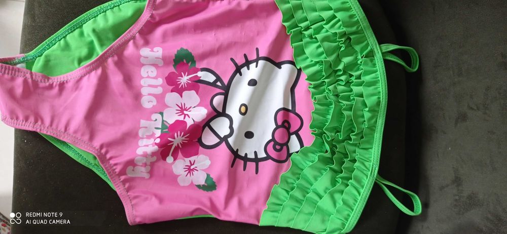strój kąpielowy jednoczęściowy Hello Kitty NOWY  z metką 116 122