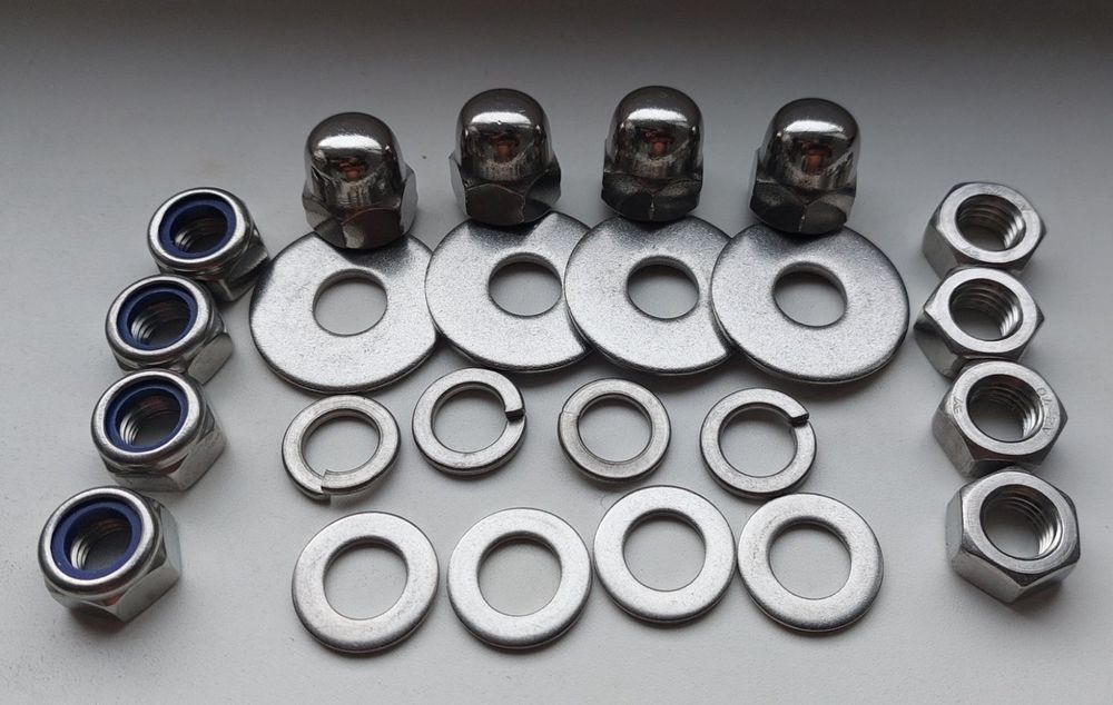 Гайки, шайбы, гровер.А2 Нержавеющая сталь А2.