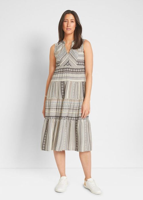 B.P.C sukienka midi z nadrukiem ^36