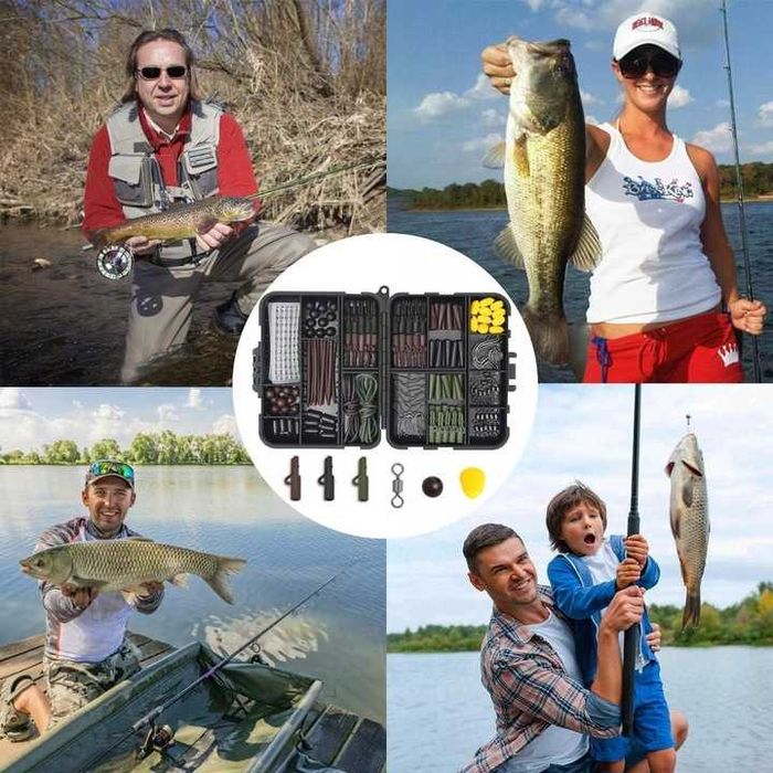 Zestaw Haczyków Wędkarskich na ryby Akcesoria XXL Prezent dla Wędkarza