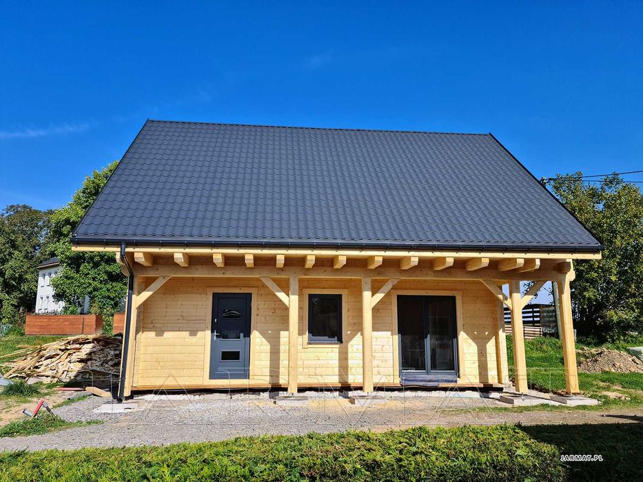 Dom całoroczny D46 Świdnica Mała dws Dom Drewniany JARMAT.EU