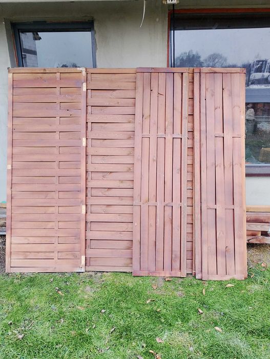 Płot lamelowy 180x180