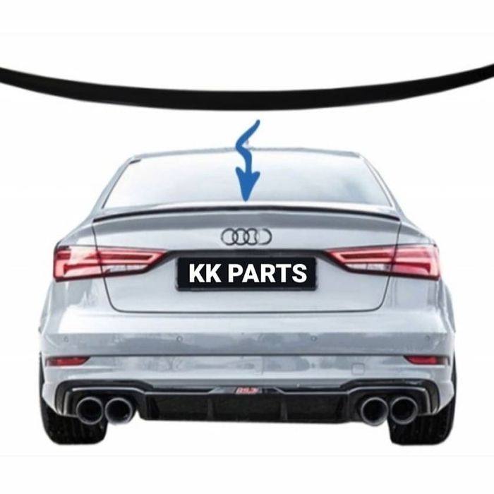 LIP SPOILER AILERON PALA AUDI A3 RS3 S3 S-LINE SLINE Limousine SEDAN