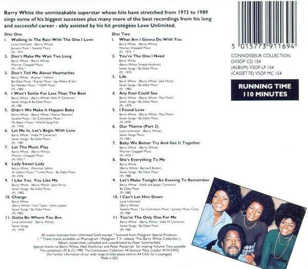 Barry White With Love Unlimited – Satin & Soul Vol II (2 CD)