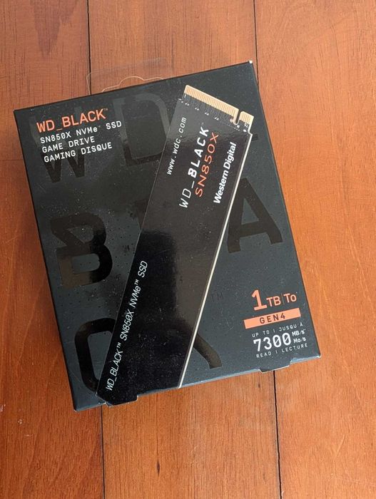 WD_Black SN850X 1TB NVMe PCIe 4.0 SSD