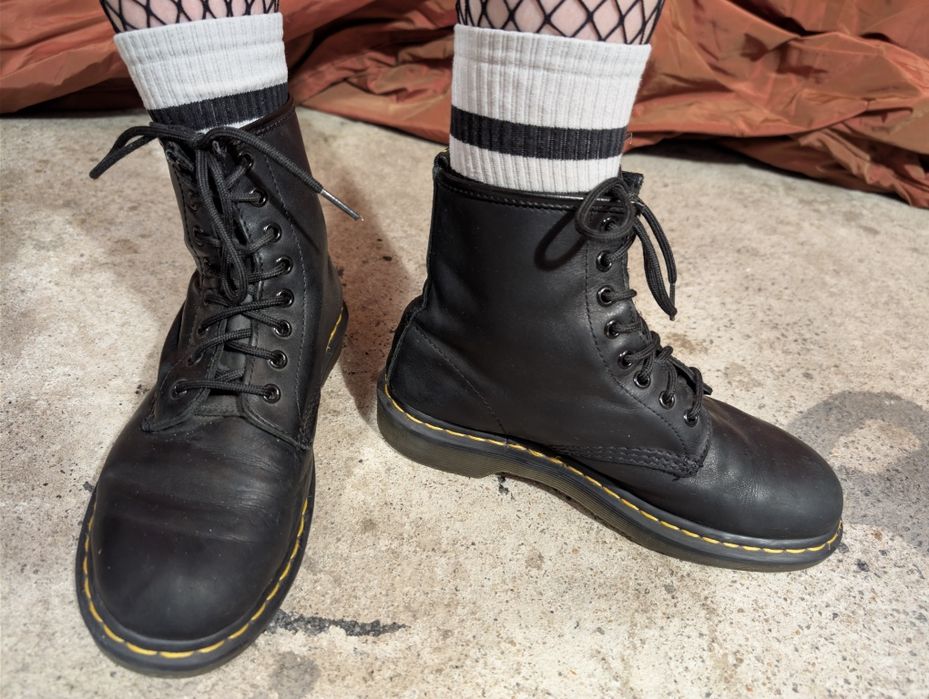 Dr. Martens 39 размер черные ботинки / доктор мартинс / мартинсы