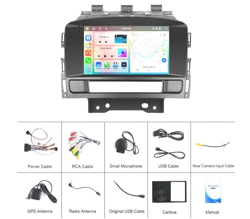 RÁDIO GPS ANDROID 13 OPEL ASTRA J 09-12