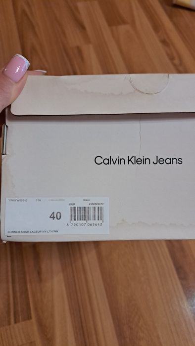 Оригінальні кросівки Calvin Klein Jeans Runner Sock, розмір 40
