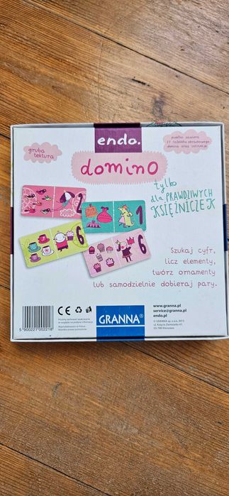 Gra planszowa- Domino tylko dla księżniczek- Endo Granna